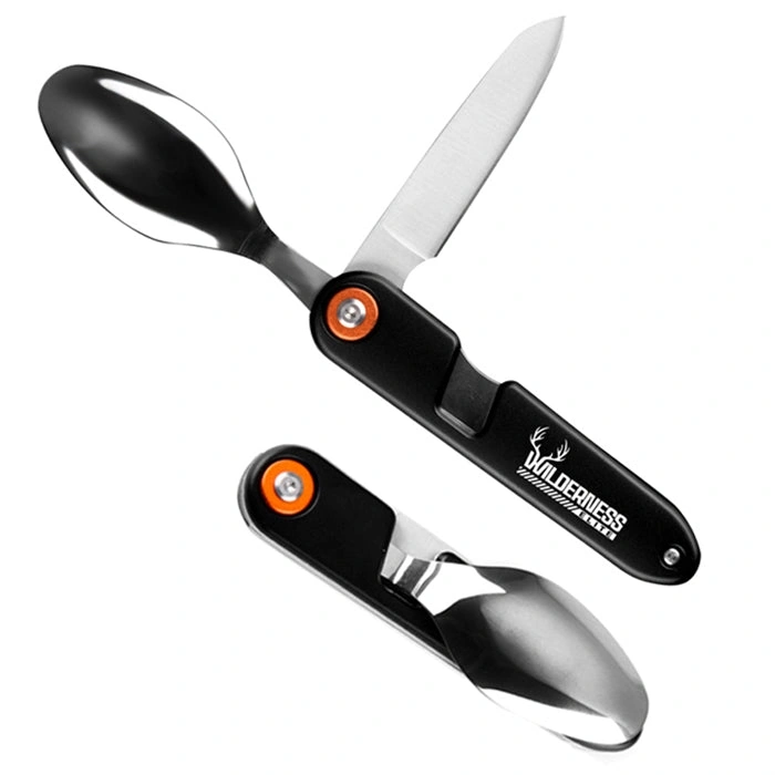 Adventure-Ready 2-in-1 Stainless Steel Camping Spoon – Perfect for Any Trip!